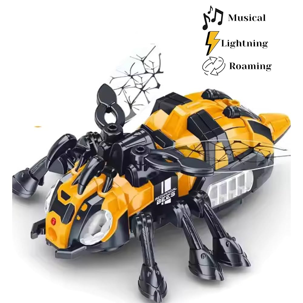 Interactive Crawling Bee Toy with Lights &amp; Music