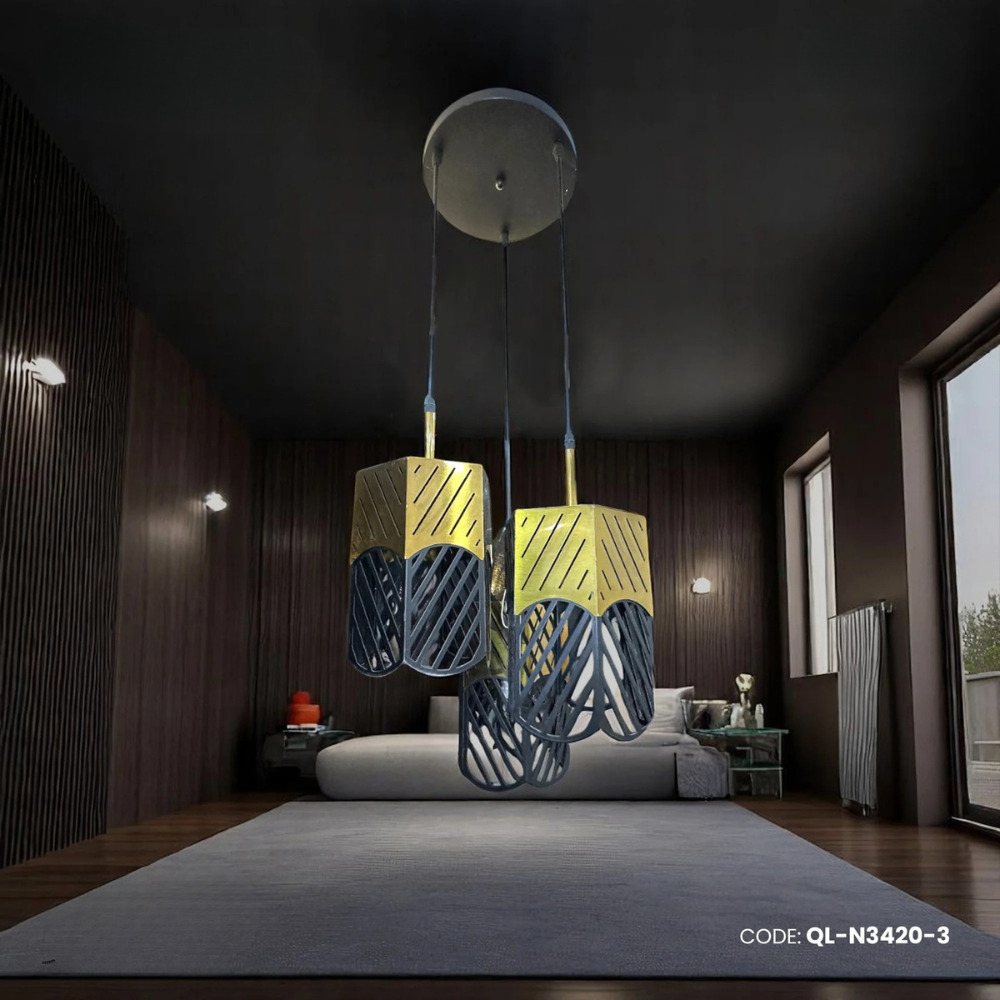 Qulik Modern Aurelia Drop 3 Color Hanging Lights (QL-N3420-3)