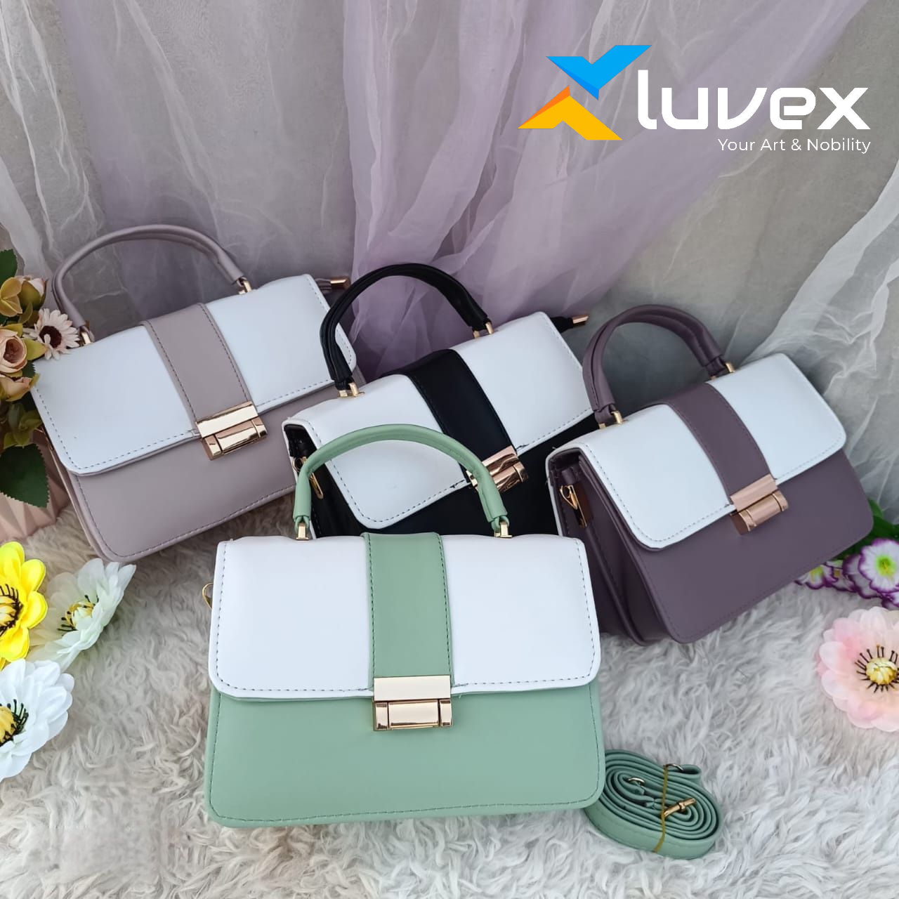 Premium China Leather Bag Green_img_2