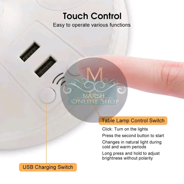 💥Doomhot Row socket Lamp Multifunctional European Standard Perforated Night Light_img_9