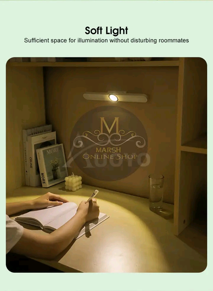 💥Auoyo Magnetic Study Lamp Dual Mode Switch Magnetic Absorption Three Color Reading Desk Lamp_img_3