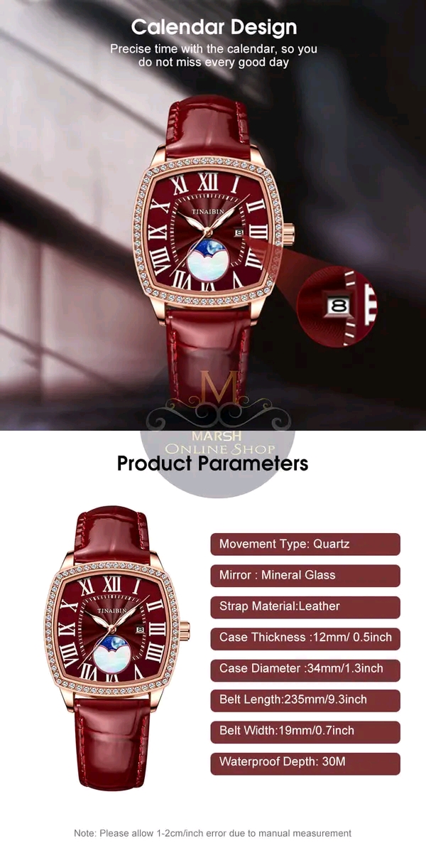 💥LouisWill Ladies Watch Fashion Quartz Watch Diamond Watches_img_9