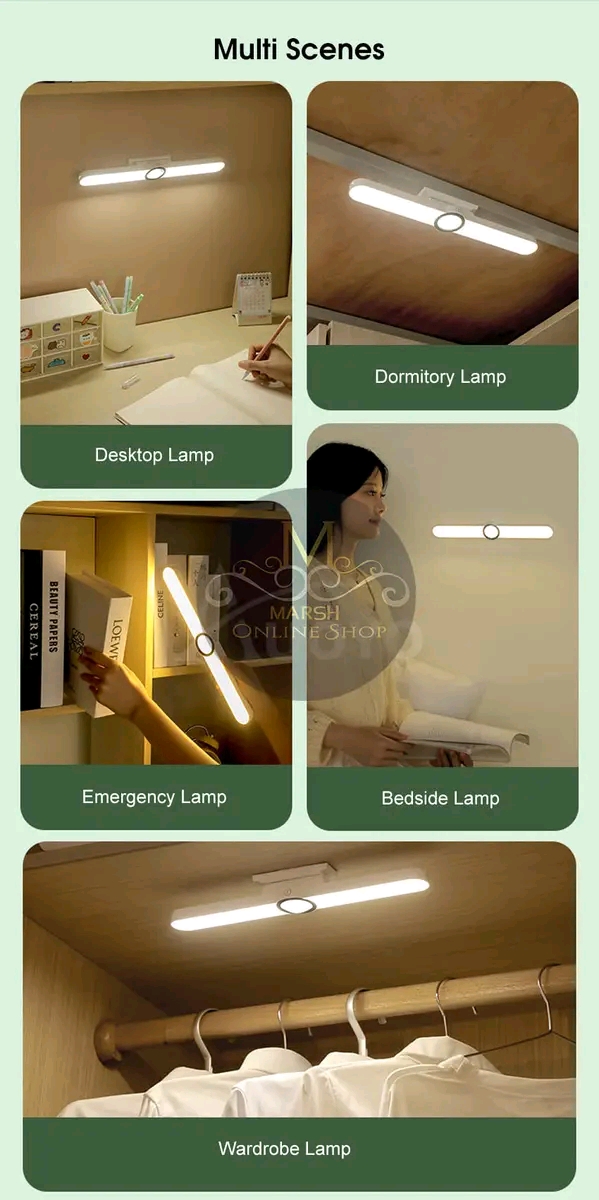 💥Auoyo Magnetic Study Lamp Dual Mode Switch Magnetic Absorption Three Color Reading Desk Lamp_img_6