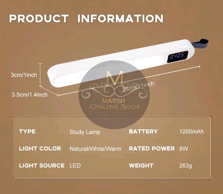 💥UZBOO LED Night Lights Wireless Study Table Lamp_img_3