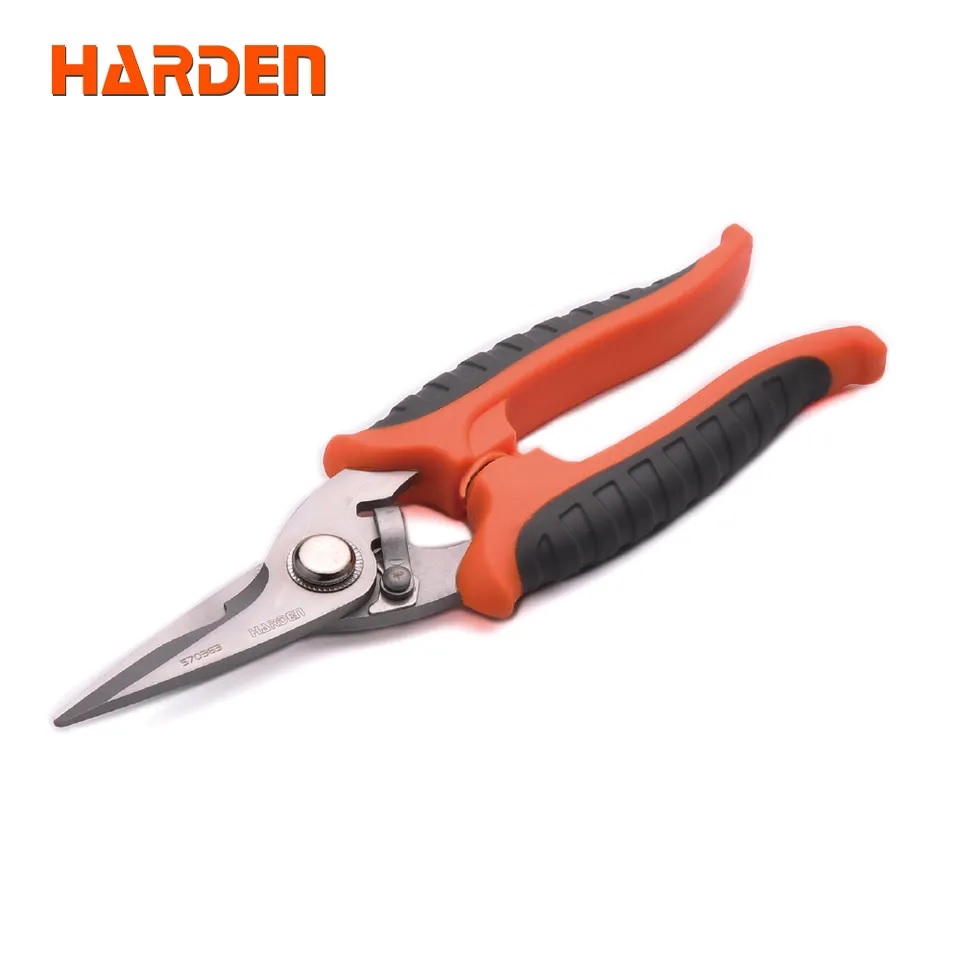 HARDEN 570363 Multi-Purpose Scissors 180mm Professional and Household Stainless Steel Scissors 570363