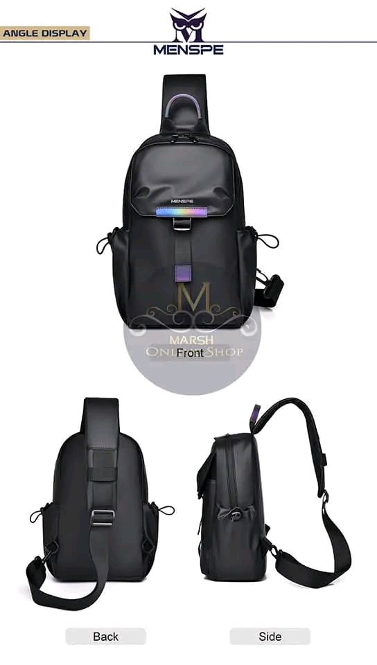 💥MENSPE Fashion Men Crossbody Bags Chest Bags for Men Sling Bag Fashion Pouch Bag_img_10