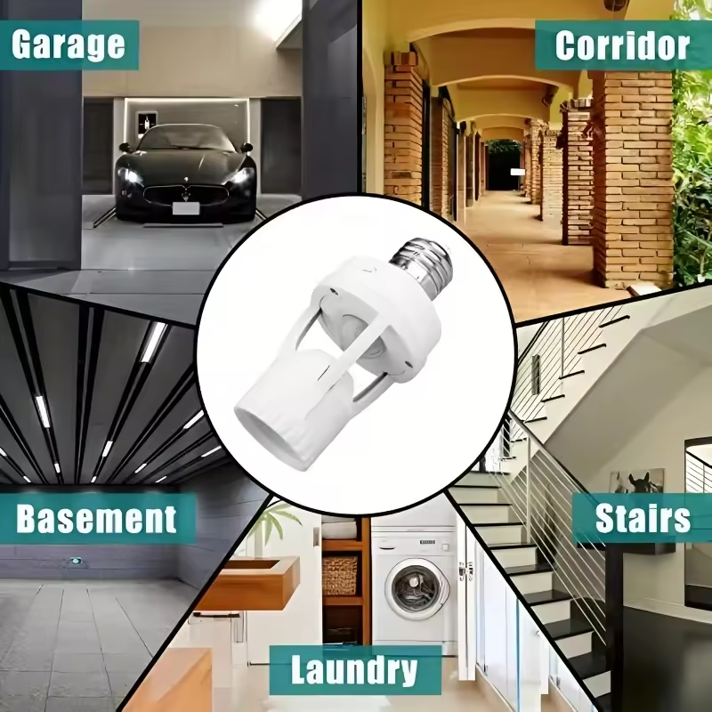 PIR Motion Sensor Bulb Holder (E27, 240V) thumbnail 2