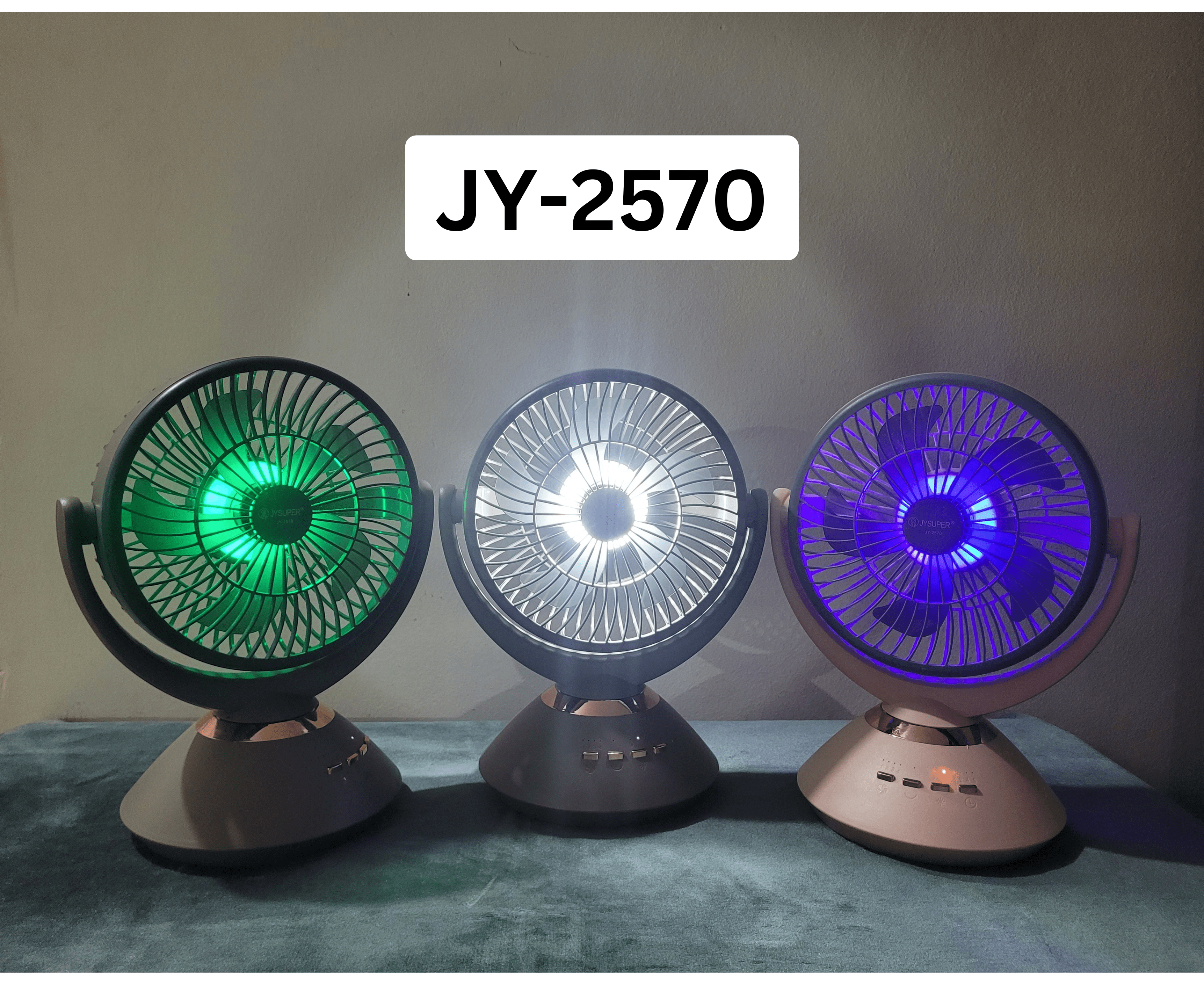 JYSUPER JY-2570 Rechargeable Fan_img_2