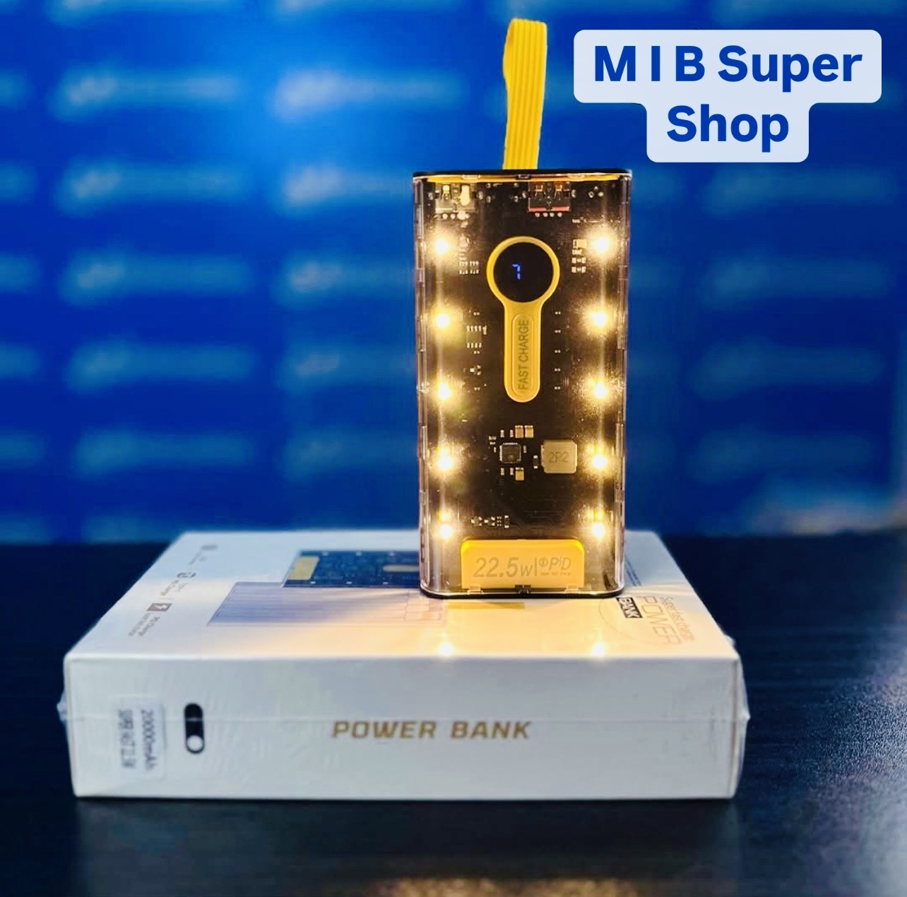 22.5W Super Fast Charge Transparent Power Bank (20000mAh)