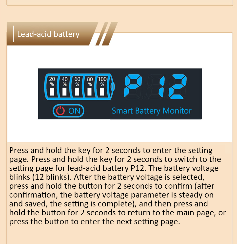 DC 7–55V Smart Battery Level Indicator (JX-4615N-A2) – LCD Voltage & Capacity Meter_img_3