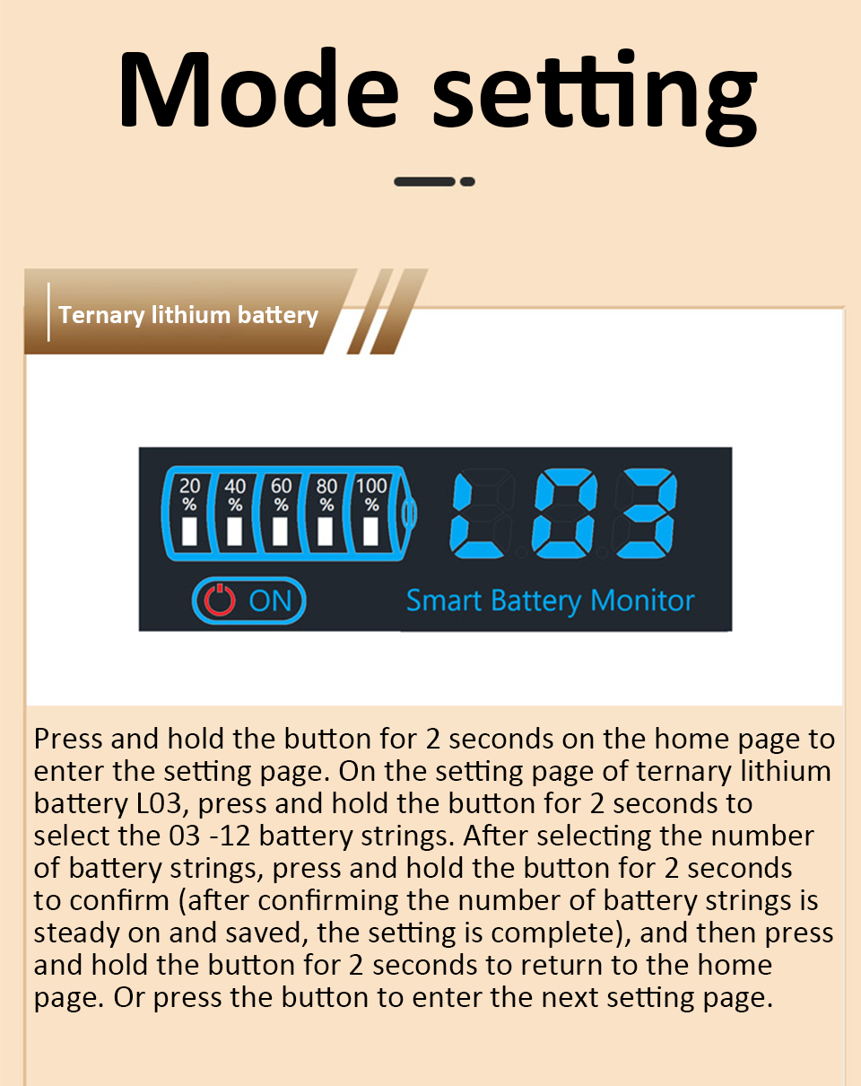DC 7–55V Smart Battery Level Indicator (JX-4615N-A2) – LCD Voltage & Capacity Meter_img_8