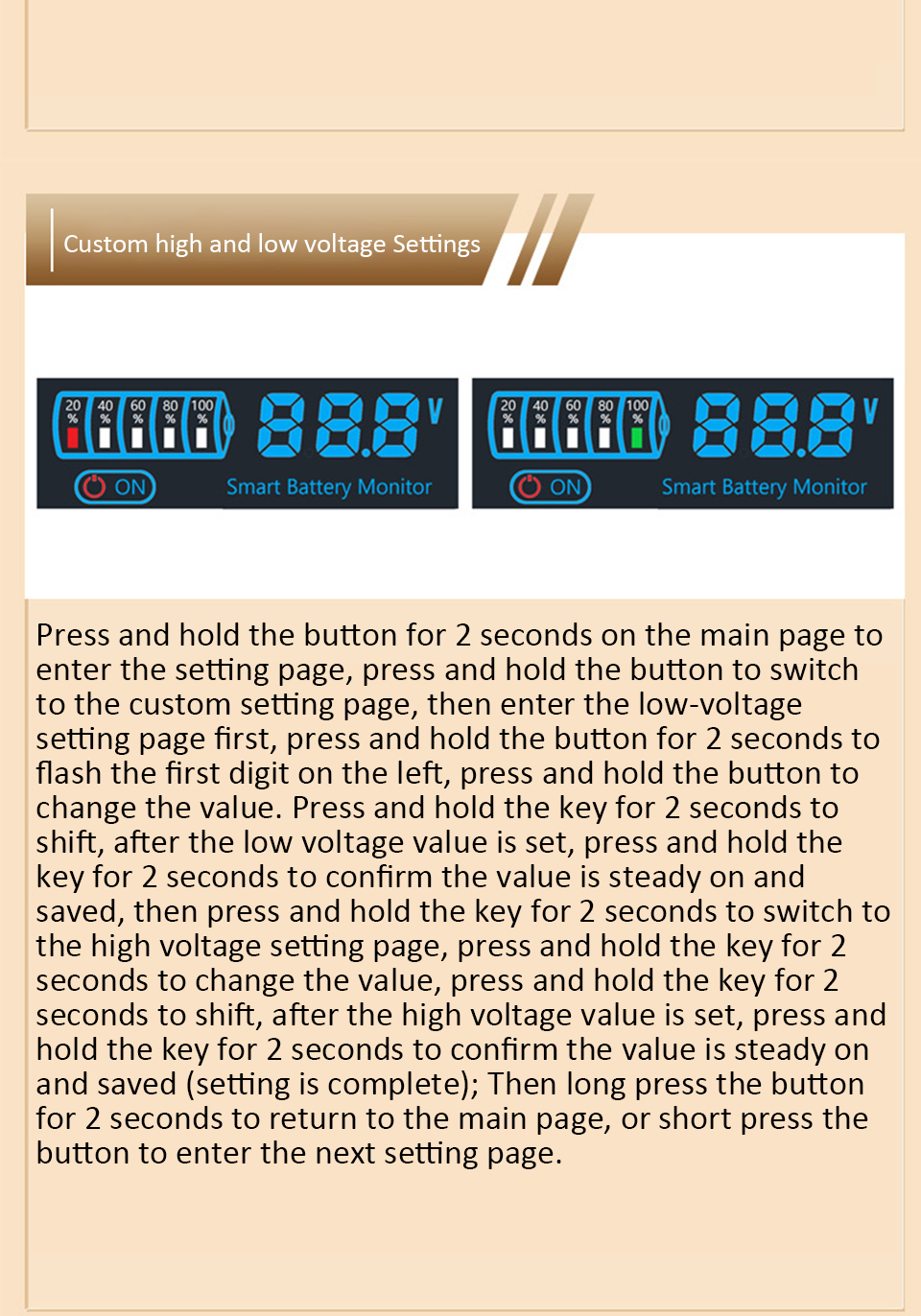 DC 7–55V Smart Battery Level Indicator (JX-4615N-A2) – LCD Voltage & Capacity Meter_img_9