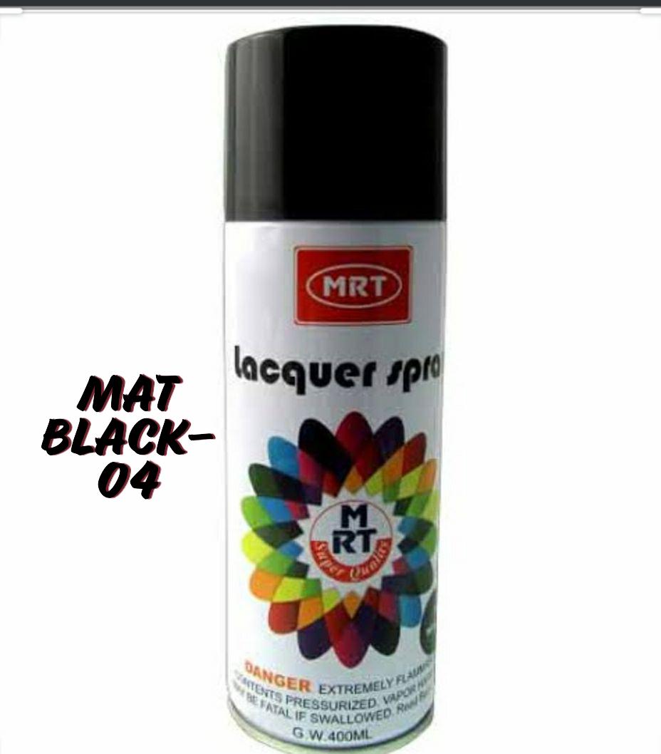 MRT Spray Paint Mat Black / Matt Black code 04
