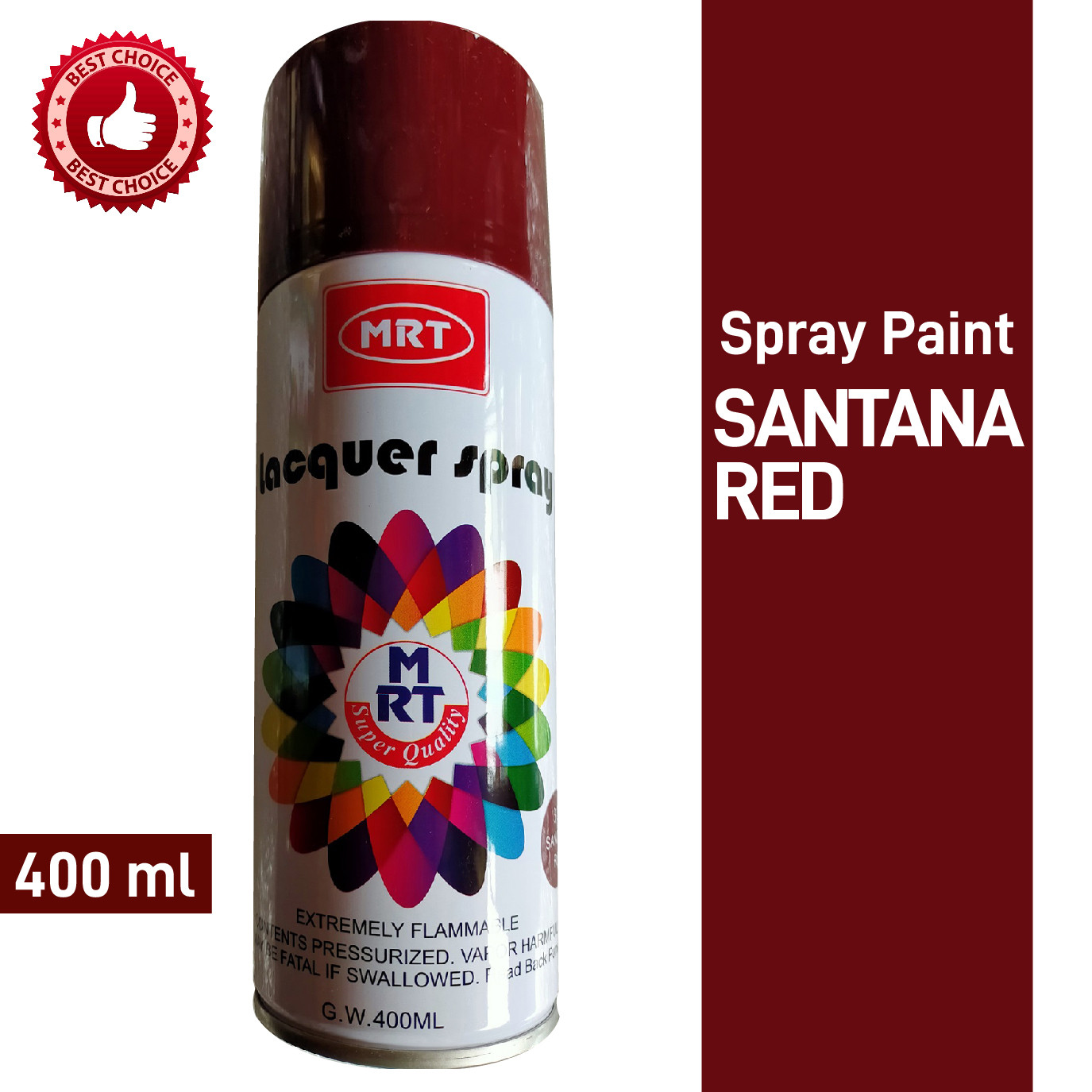 MRT Spray Paint Santana Red/ Maroon color code - 332