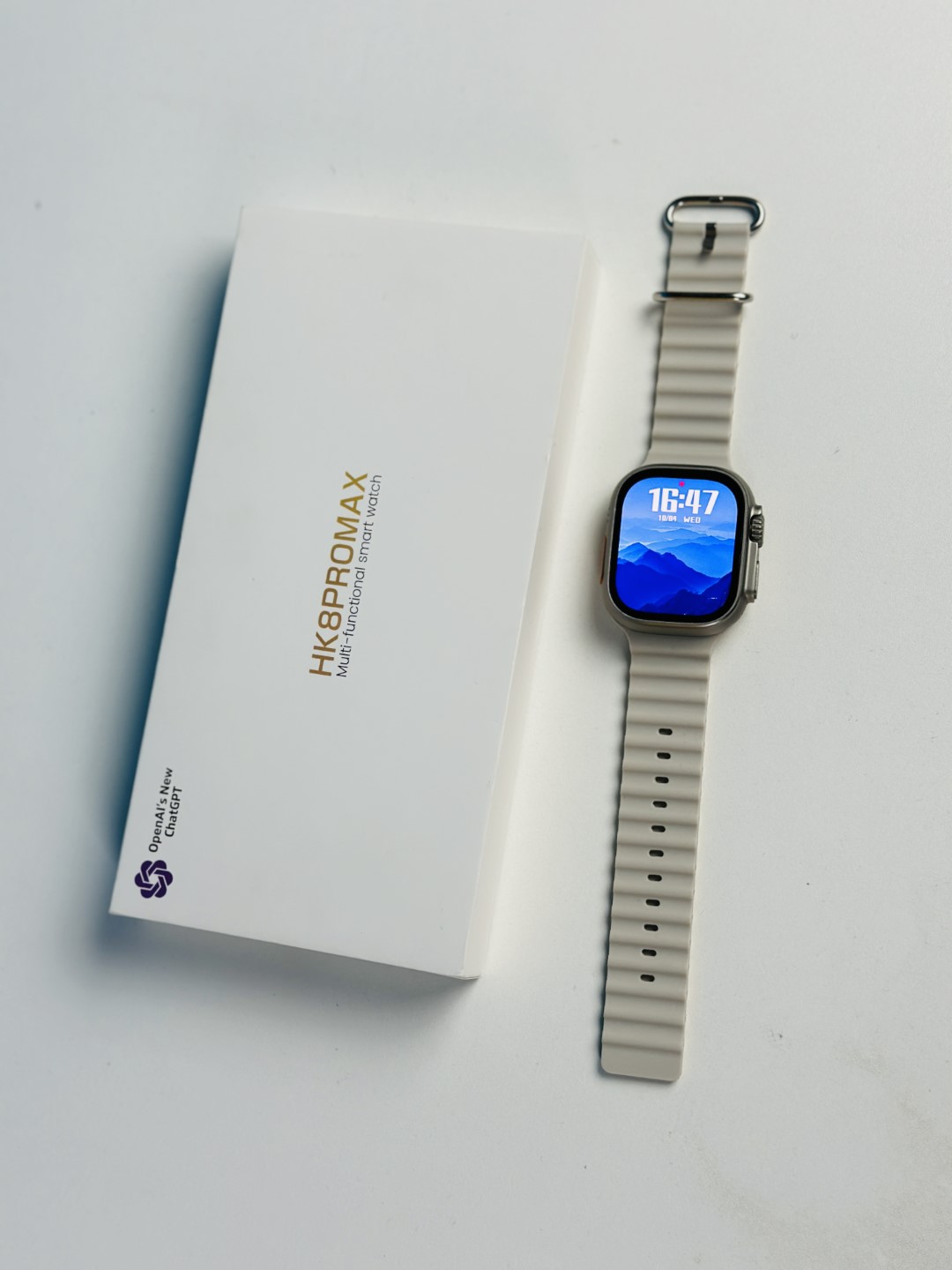 HK8 Pro Max Ultra AMOLED Display Smart Watch – Black Color
