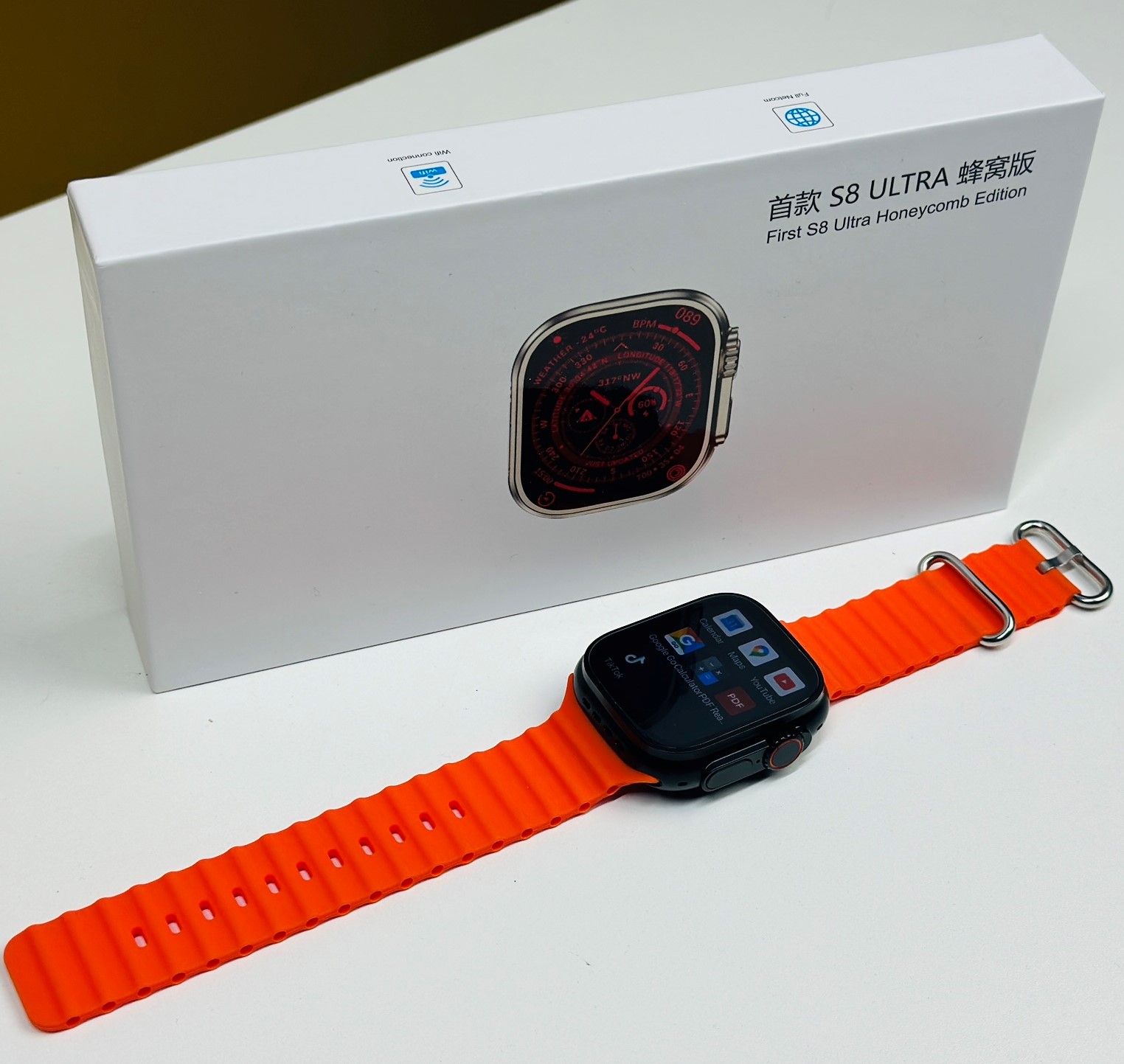 S8 Ultra 4G SIM Supported Android Smart Watch 1GB/16GB