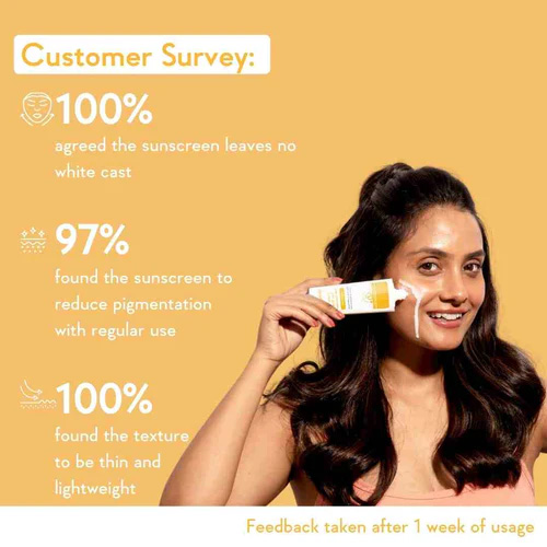 WishCare Vitamin C Pure Glow Milk Sunscreen | SPF 50 PA++++_img_1