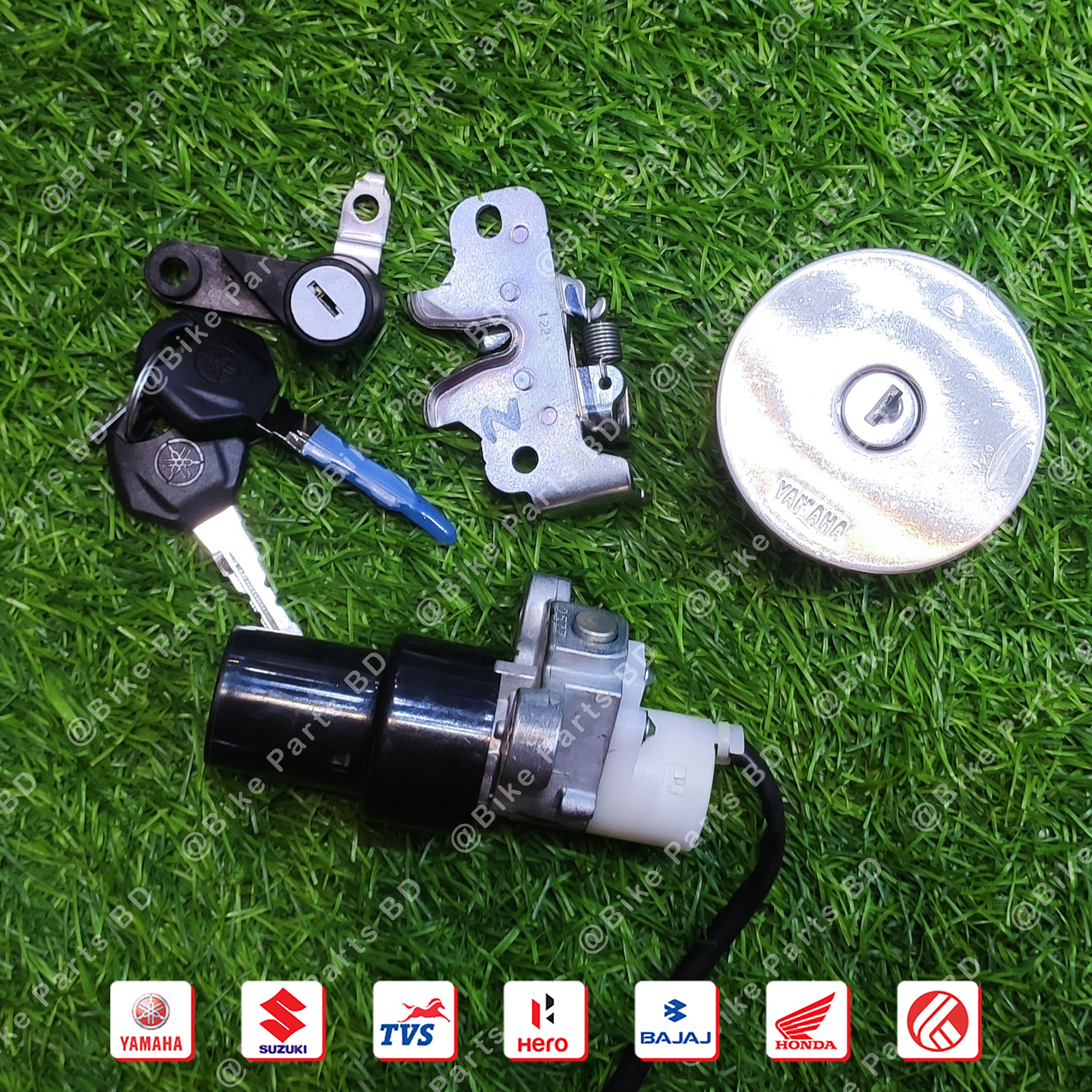 Lock Set for Yamaha FZS V2 & Fazer V2 Bike.