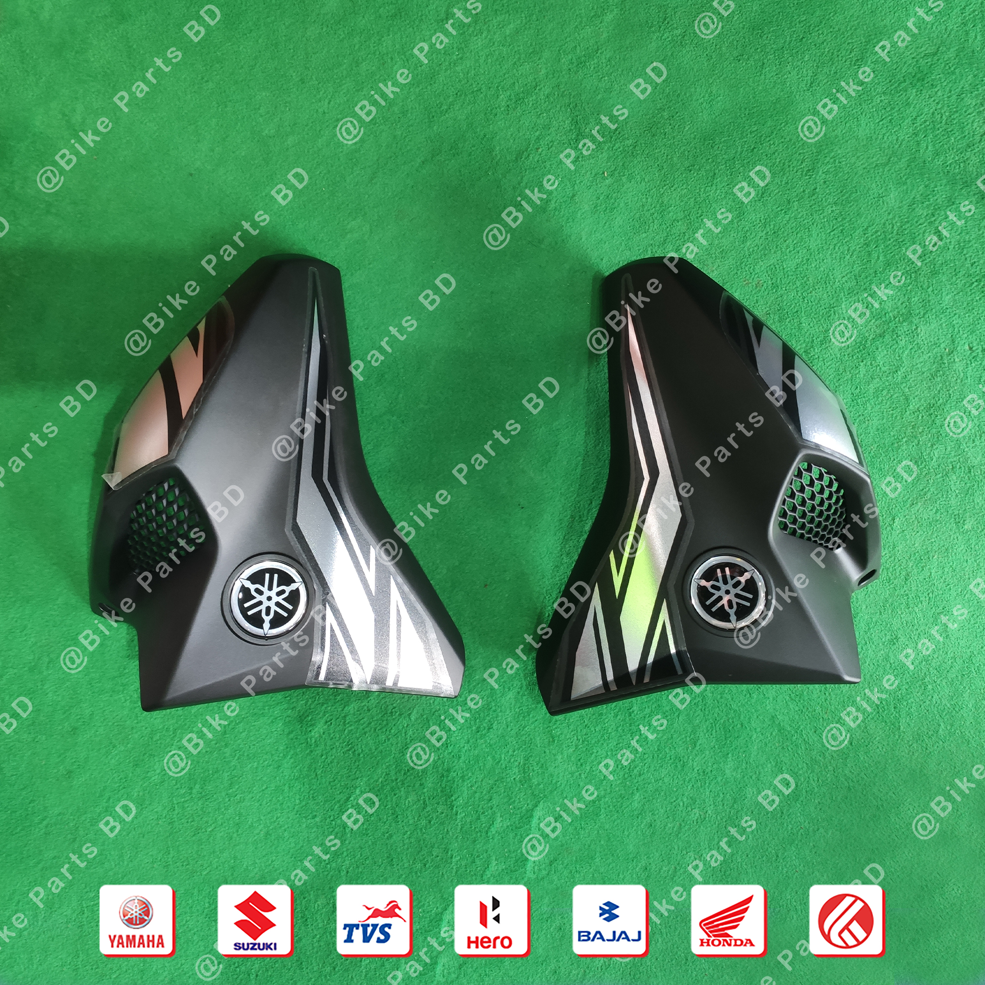 Tanky Kan for Yamaha FZS V2 (Dark Night) bike. thumbnail 2