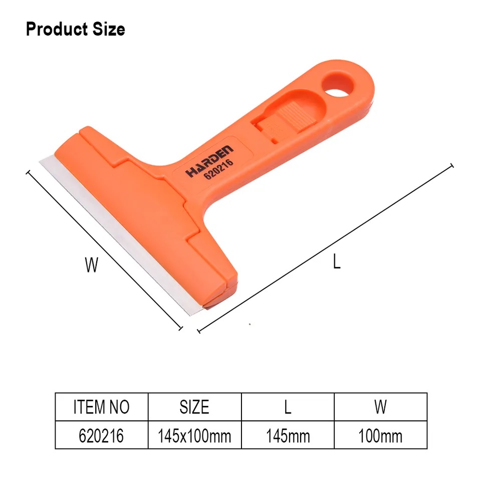 HARDEN 620216 Plastic Scraper | 145mm x 100mm | Replaceable Blade System | Model: 620216_img_3