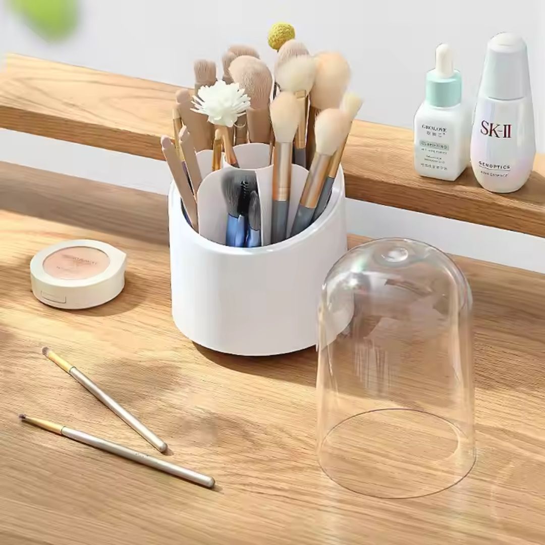360 Rotating Makeup Brush Holder Organizer_img_1
