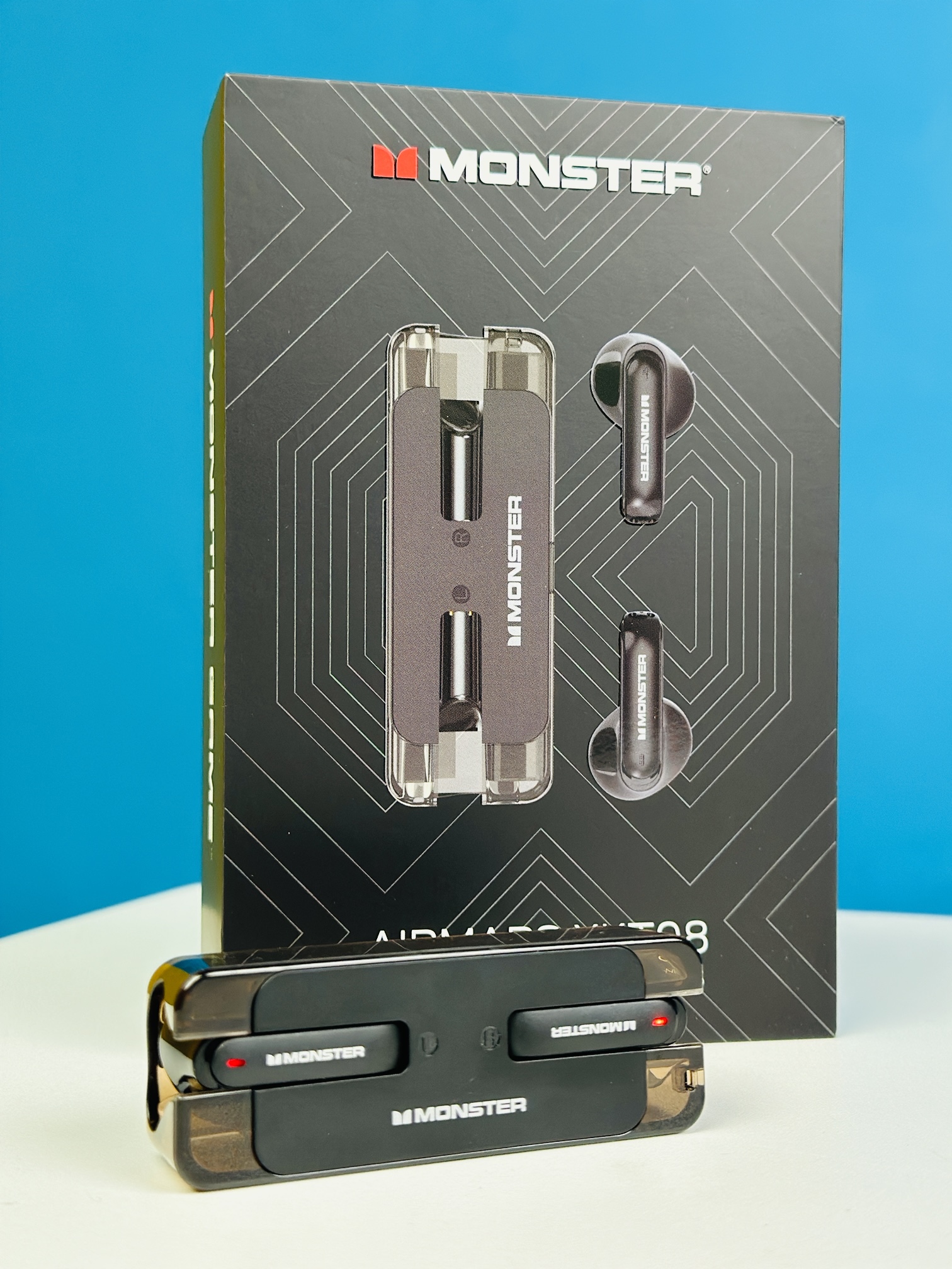 MONSTER AIRMARS XKT08 True Wireless Gaming Earphones – Black Color