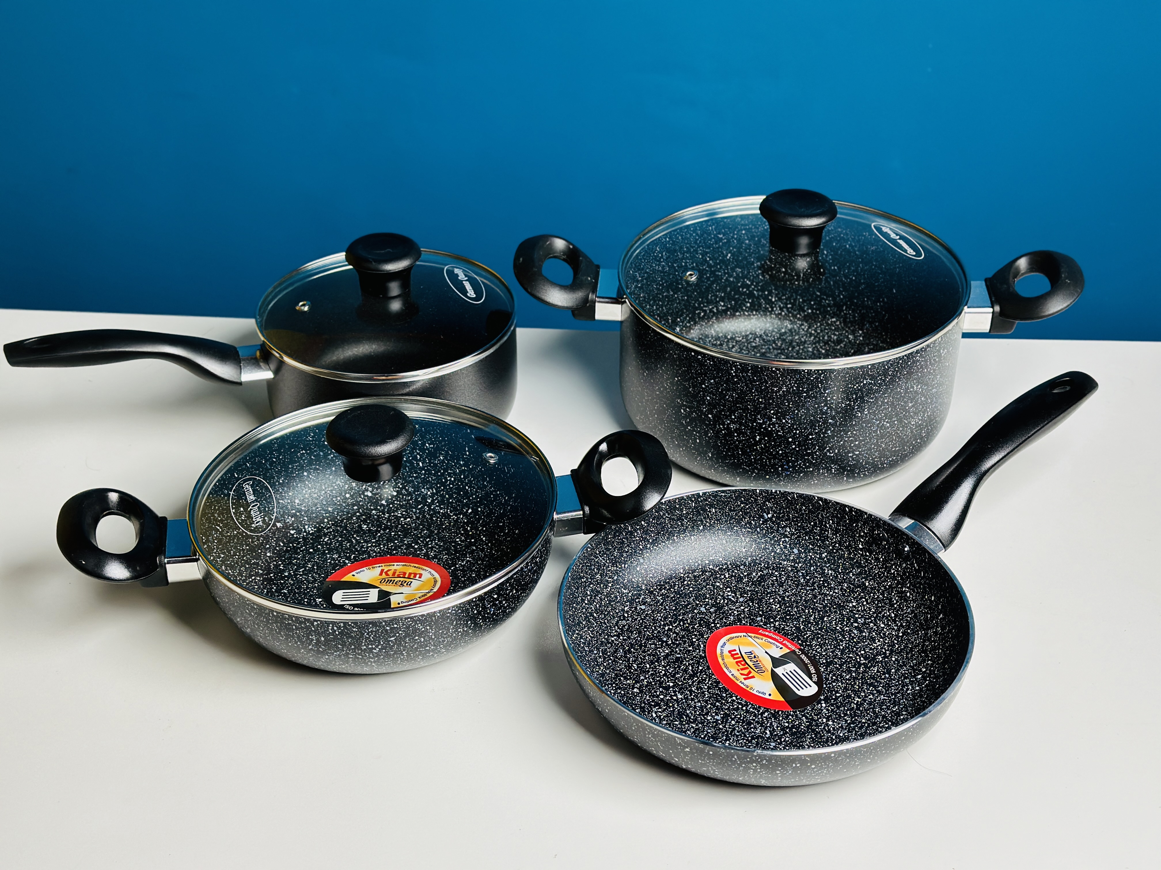 Kiam 7 Pieces Marble Die-Casting Cookware