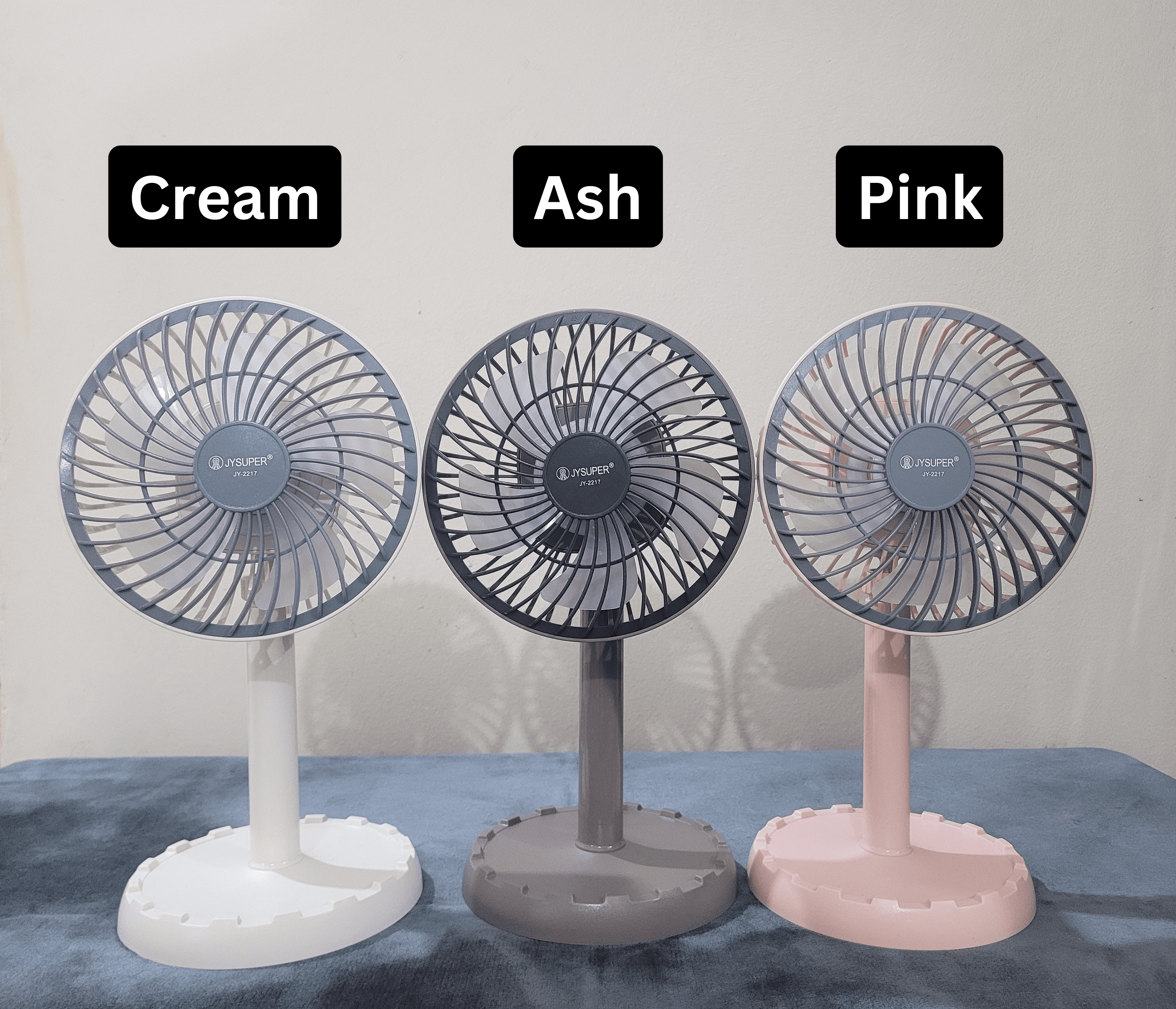 JYSUPER JY-2217 Rechargeable Fan_img_2
