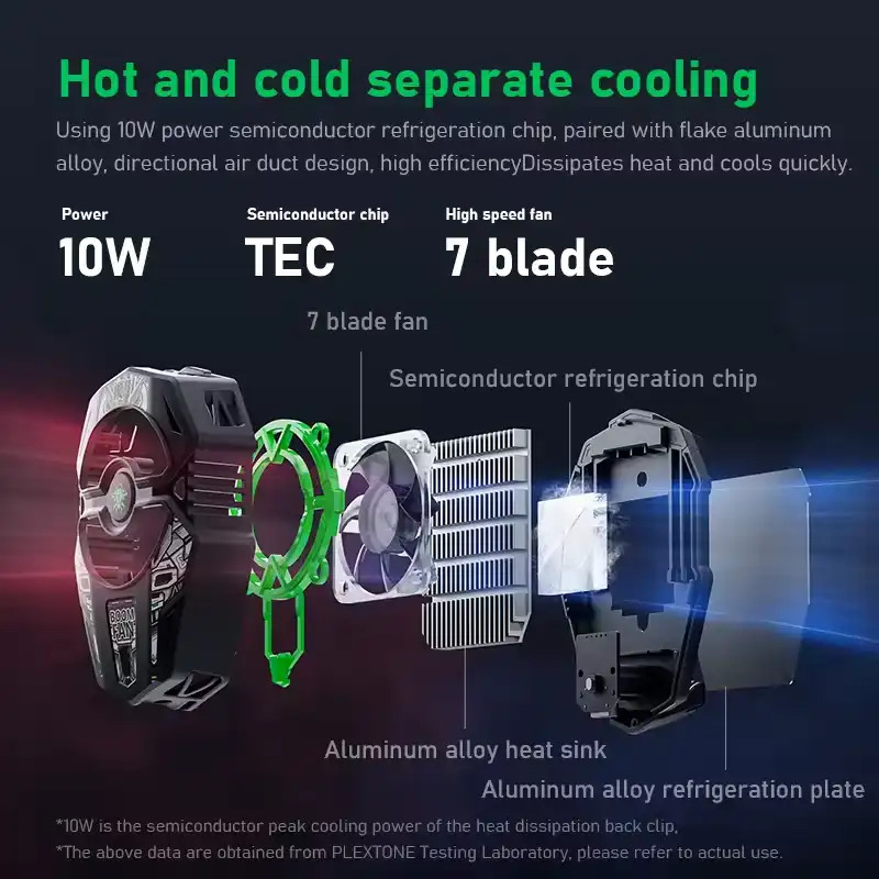 Plextone EX2 Plus 10w Mobile Phone Cooler Fan_img_15