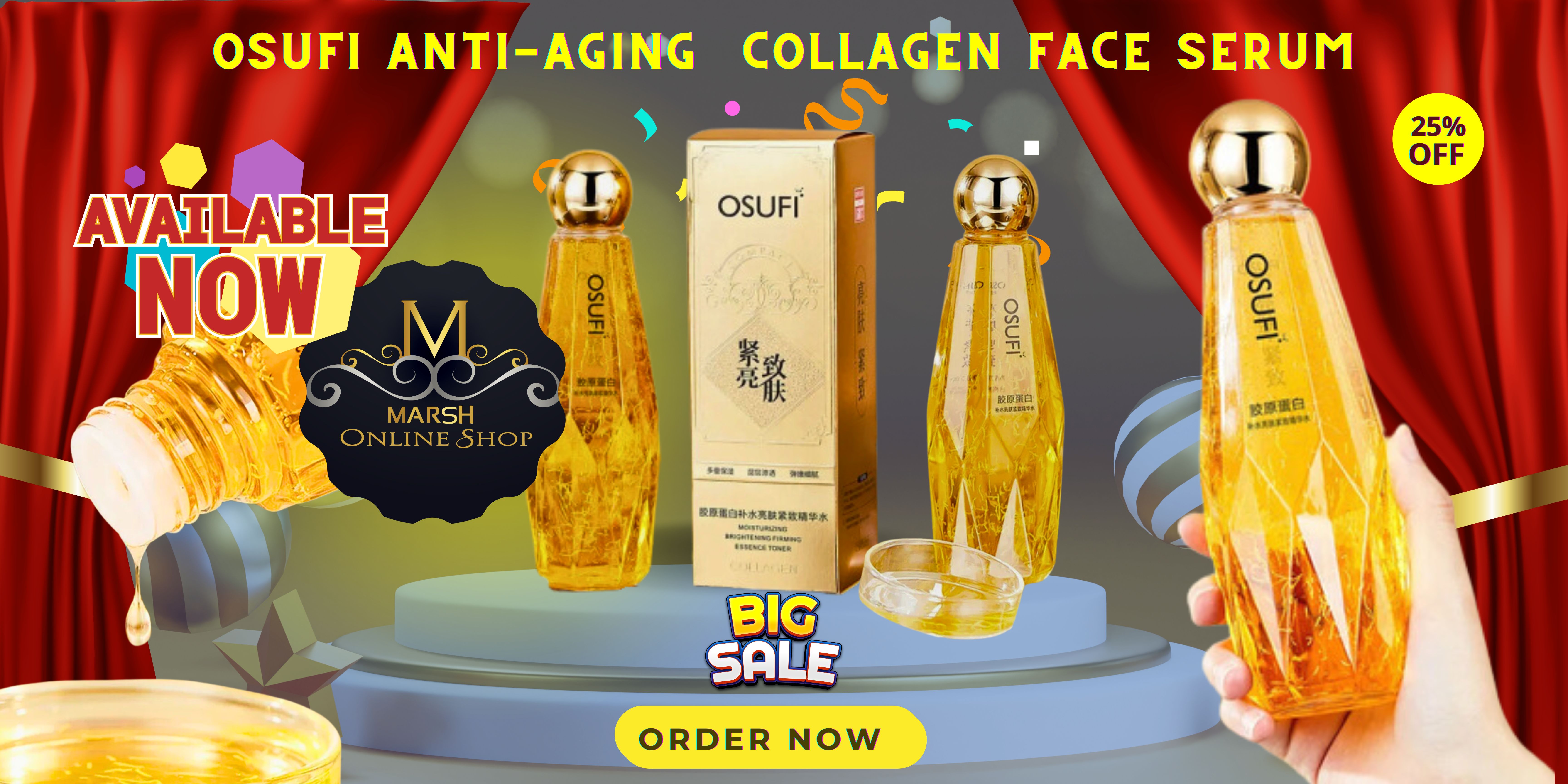 🔰👉Osufi collagen face serum (300ml)