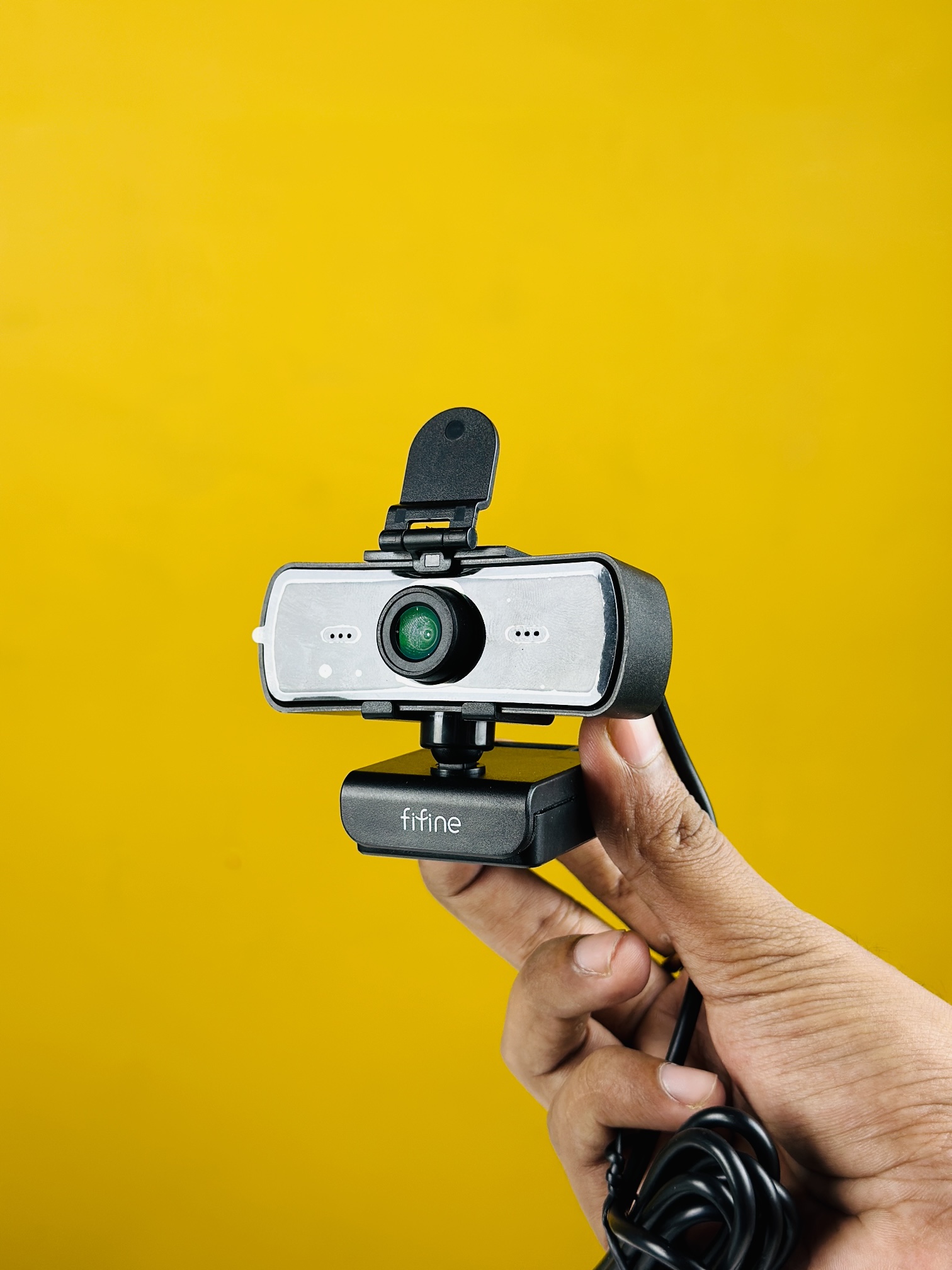 Fifine K420 Webcam 1440P, 2K Web Camera With Privacy Cover & Tripod