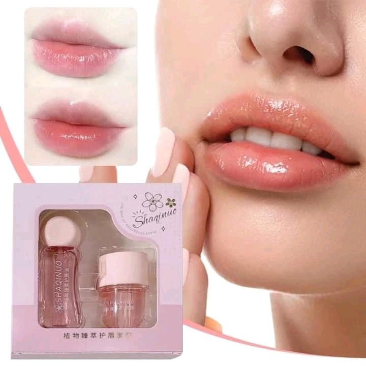 SHAQINUO Plant Extract Lip Care Set