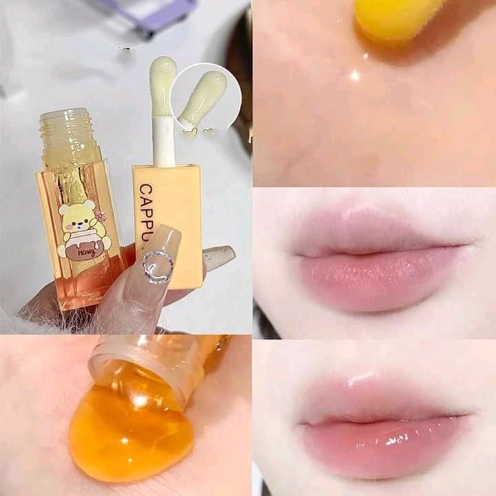HeYang Cappuvini Honey Lip oil & Lip mask set
