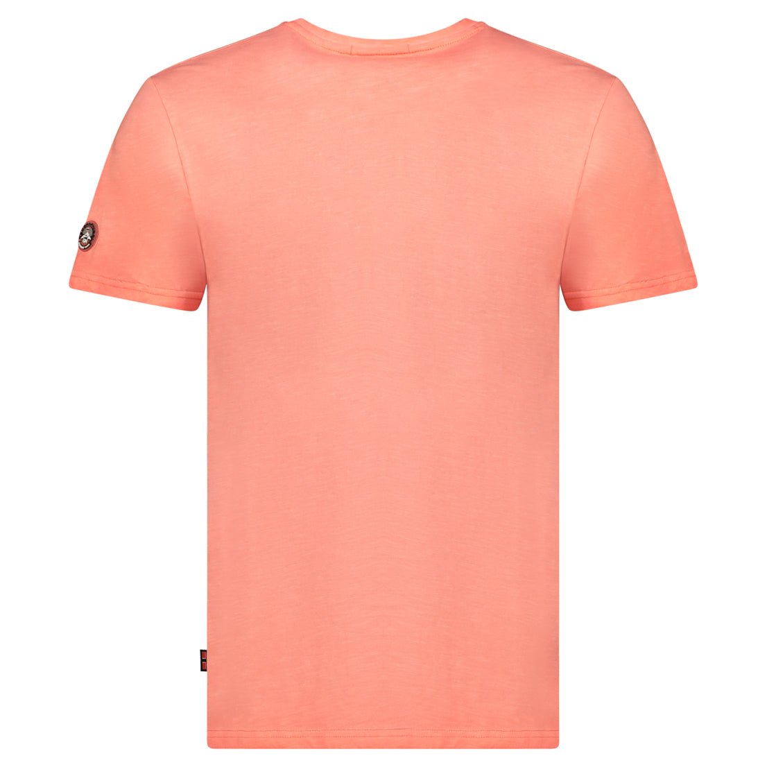 T-Shirt Men Short Sleeve with Coral Flag_img_1