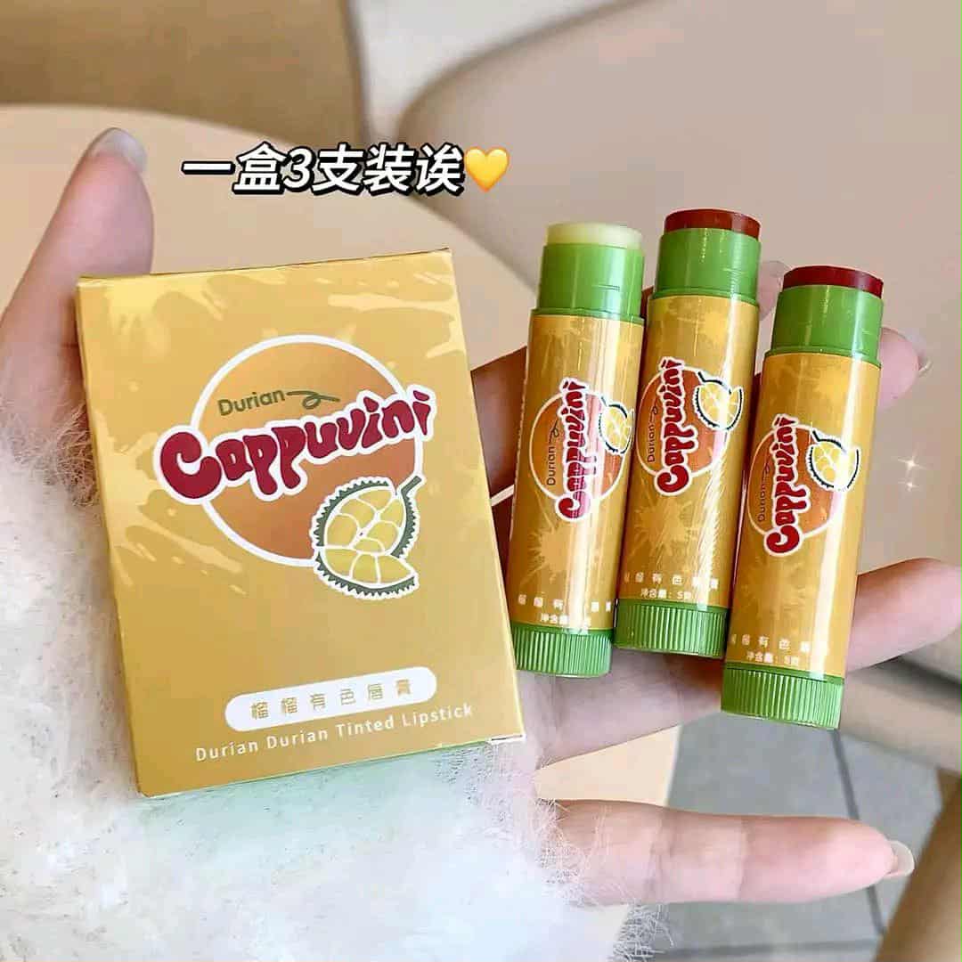 Cappuvini durian tinted lipstick