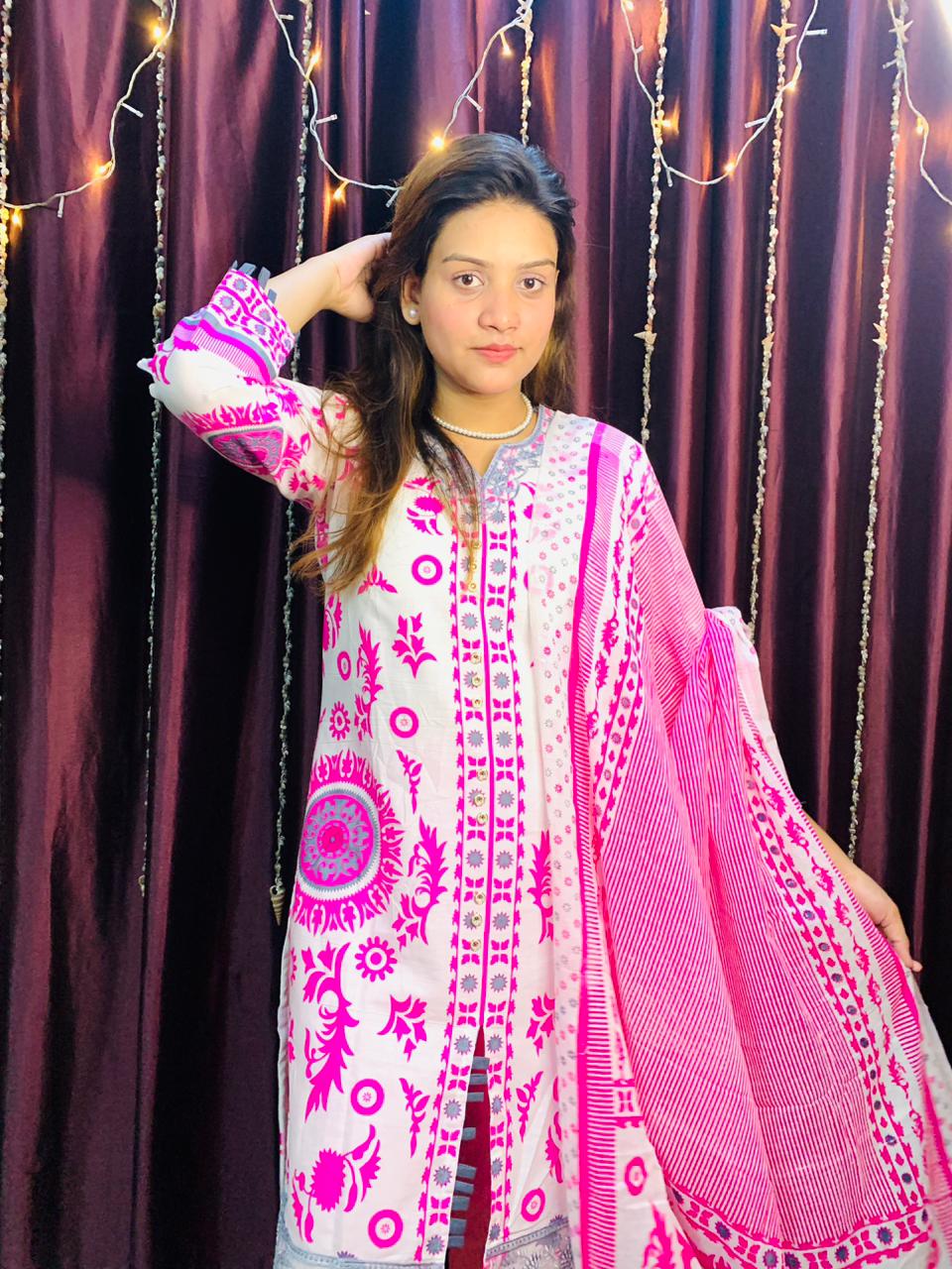 Coton dress whith skin print_img_2