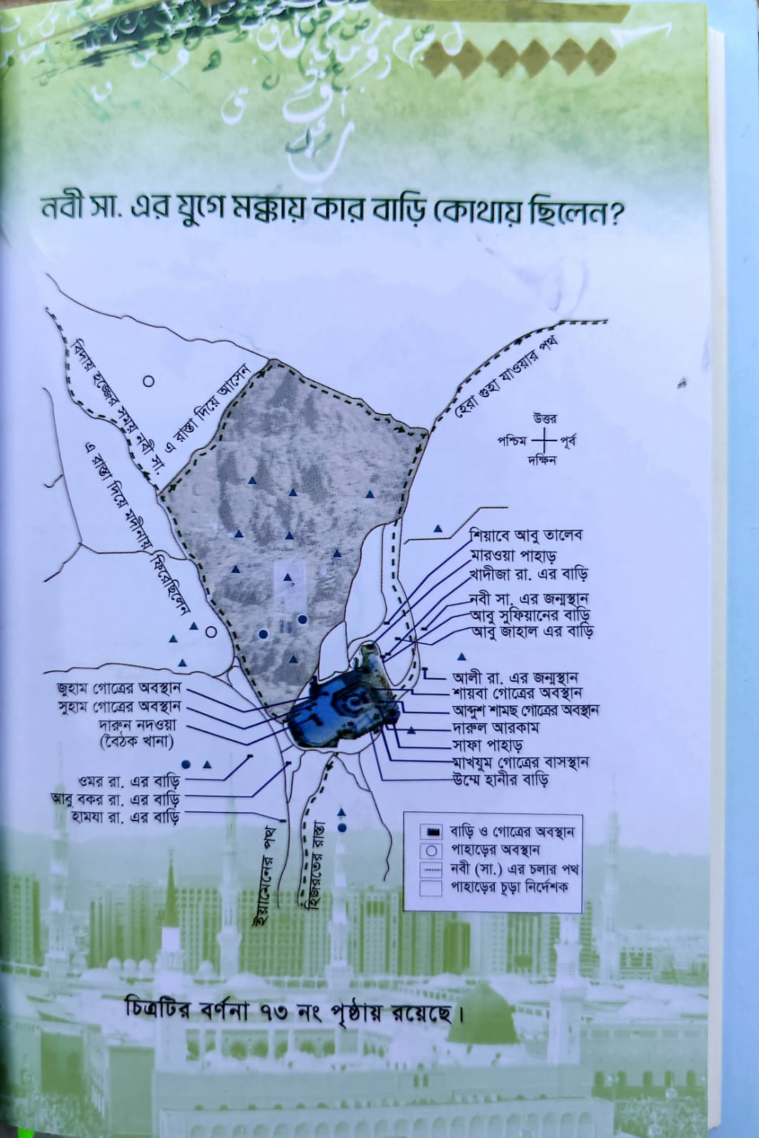 নবিজী দঃ এর হিজরতের মানচিত্র।_img_1