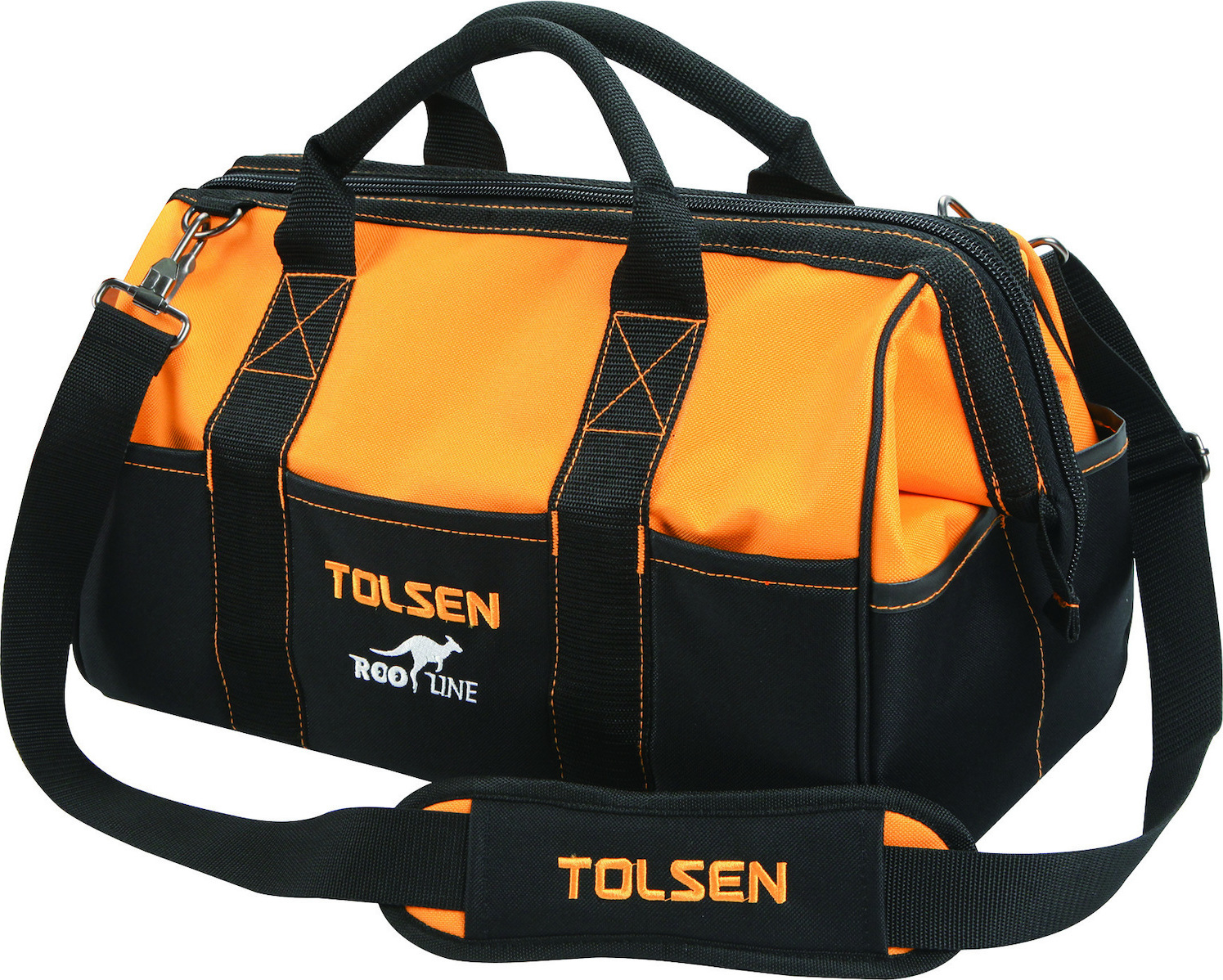 TOLSEN 80101 Tool Bag, Industrial, 17", Rigid Frame, Adjustable Shoulder Strap, Lightweight | Model: 80101_img_2