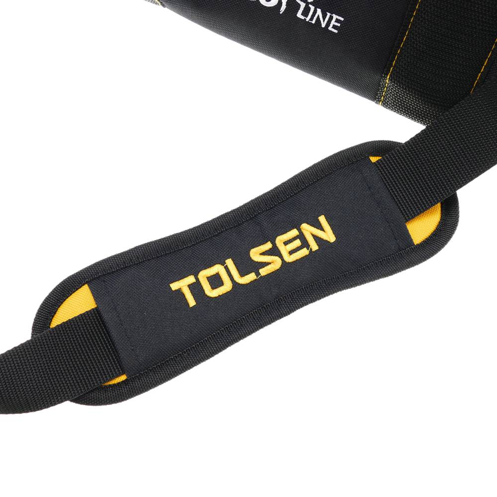 TOLSEN 80101 Tool Bag, Industrial, 17", Rigid Frame, Adjustable Shoulder Strap, Lightweight | Model: 80101_img_3