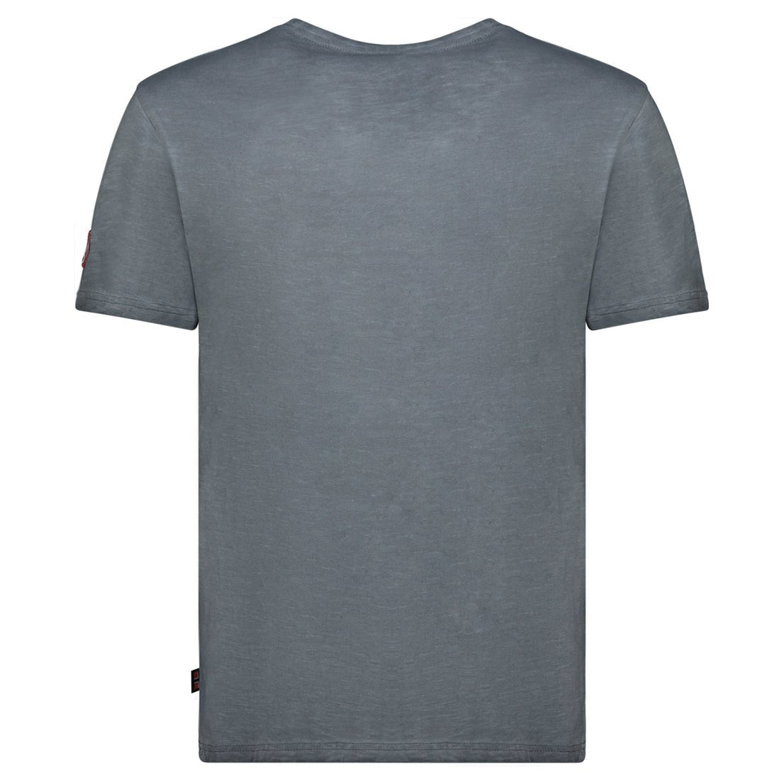 T-Shirt Men Short Sleeve with Dark Grey Flag_img_1