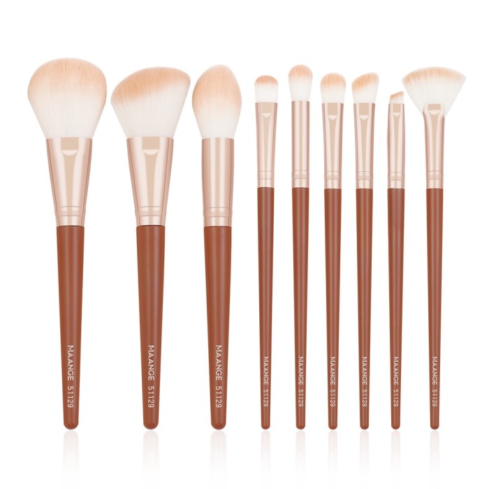 Maange 9ps Brush (Brown)