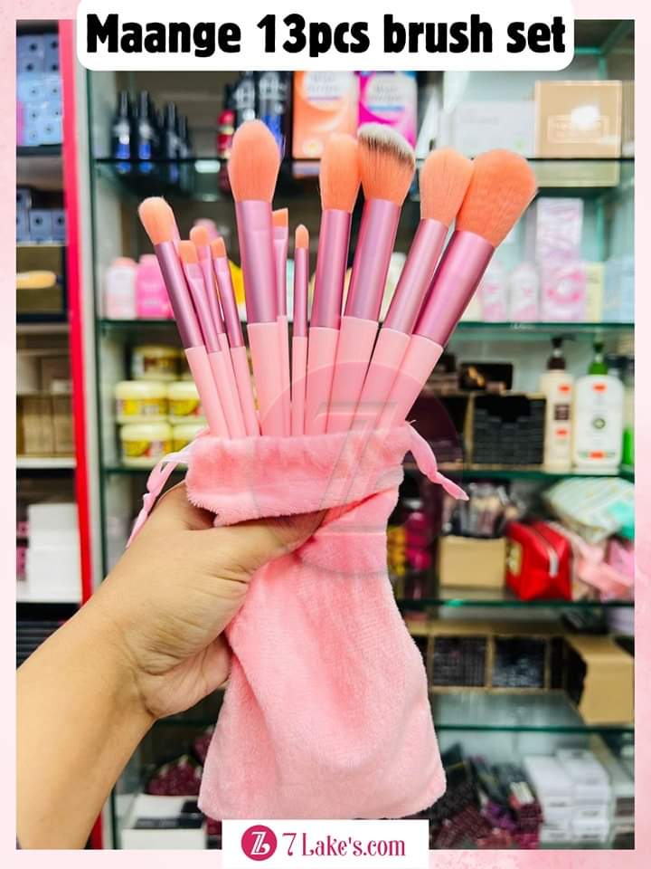 Maange 13ps Brush Set (Pink)