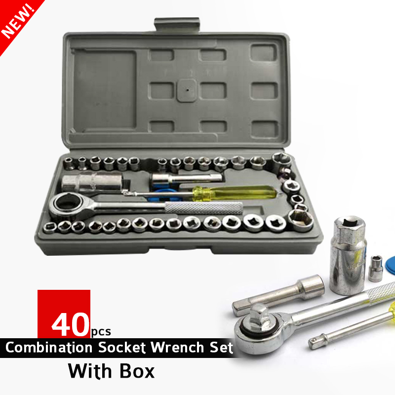 Aiwa 40pcs Multipurpose Combination Socket Set with Box