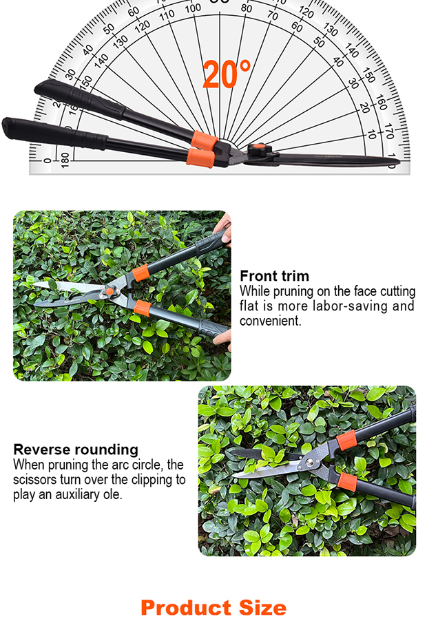 HARDEN 630502 Garden Hedge Shear 25" Rubber Grip; 630502_img_8