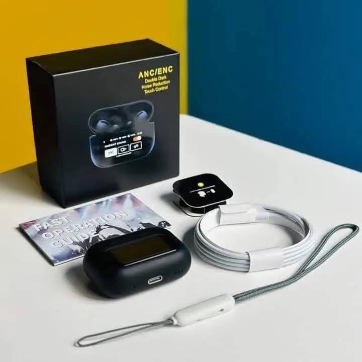 A9 Pro ANC Wireless Earbuds – Touch Display | Best Price BD_img_5