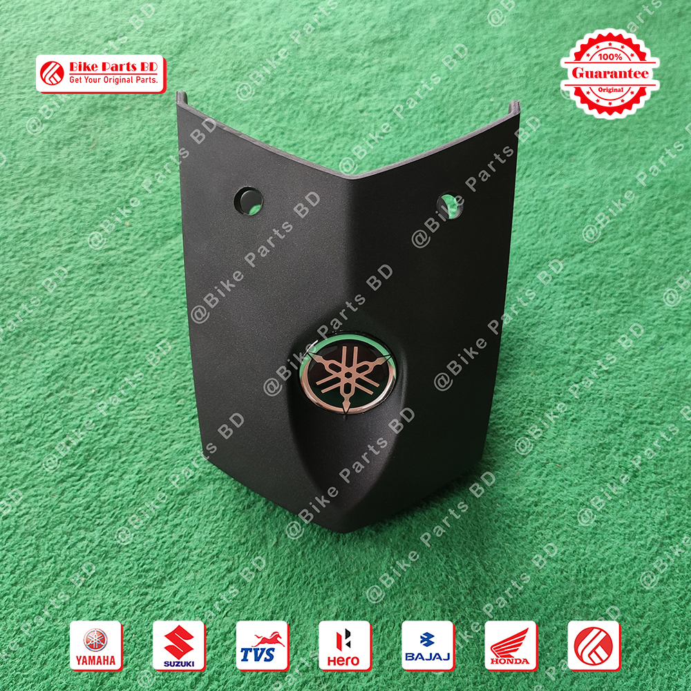 Cover-5 (Mat Black) for Yamaha FZS V2 (Armada Blue) bike. thumbnail 2