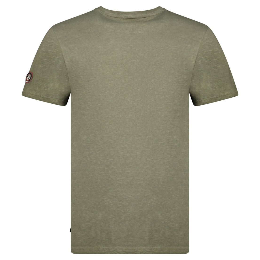 T-Shirt Men Short Sleeve with Olive Flag_img_1