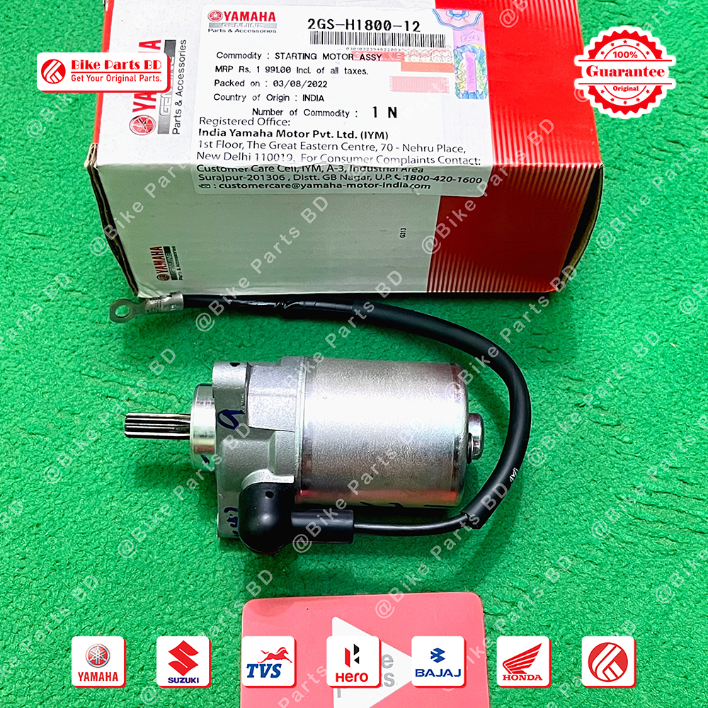 Starting Motor Assy for Yamaha FZS V2, FZS V3, FZS V4, Fazer V2 bike. thumbnail 2