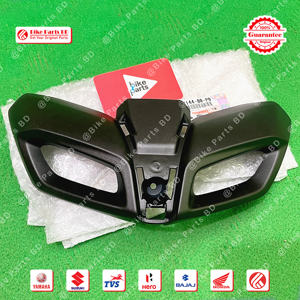 Pilot Light Mask (Mat Black) or DRL Mask for Yamaha MT15 V1 & MT15 V2 bike. thumbnail 2