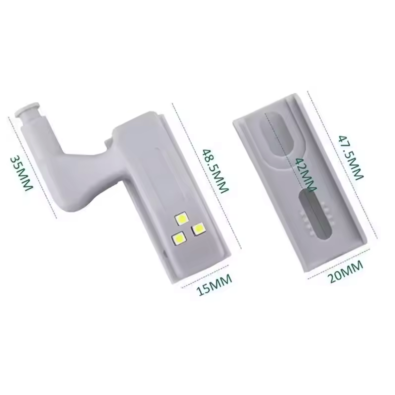 Cabinet Hinge LED Light – Auto On-Off Smart Lighting for Cabinets with Battery